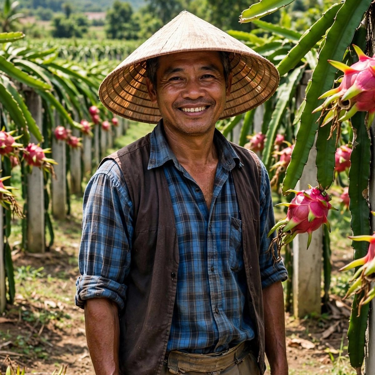 VIEt FRUIT dragon fruit farmer