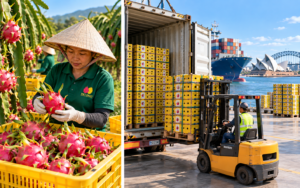 Vietnamese dragon fruit for the Australian market