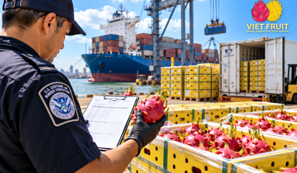 US customer inspection dragon fruit